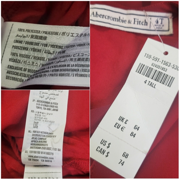 NWT ABERCROMBIE & Fitch Long Sleeve Shorts Romper - Picture 8 of 8